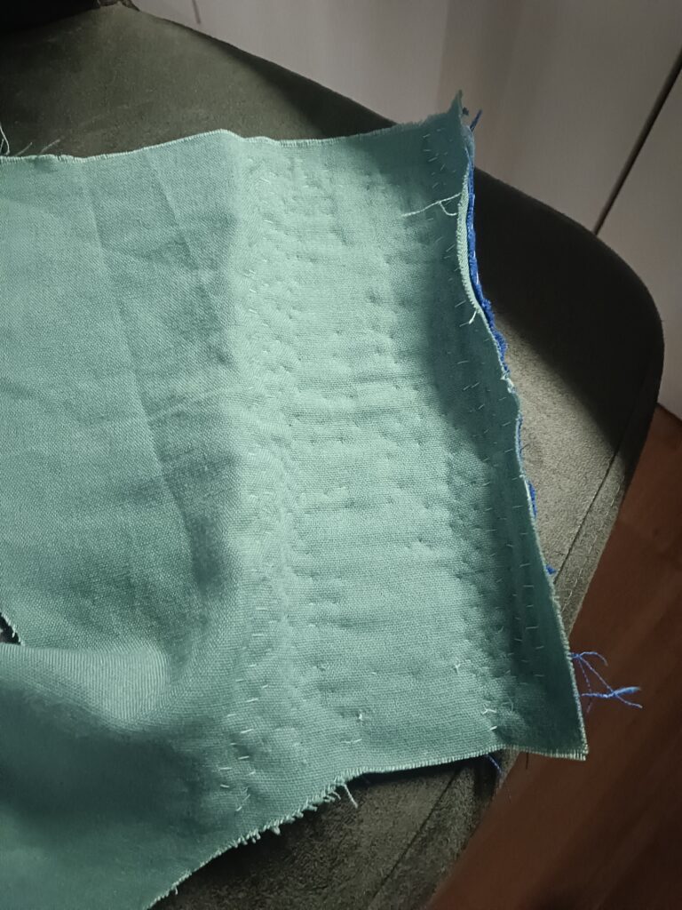 Rückseite des Pikierstichs